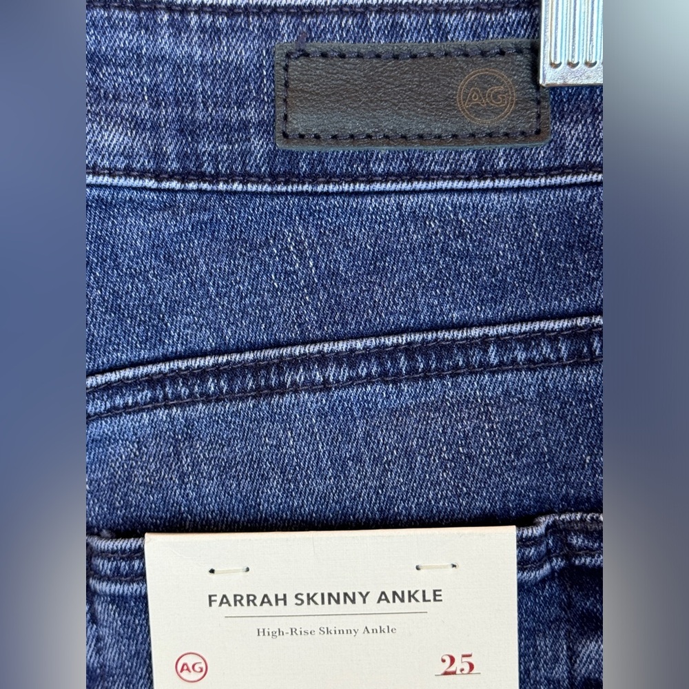 AG The Farrah Ankle Skinny Jean- Sz 25 - Picture 7 of 11